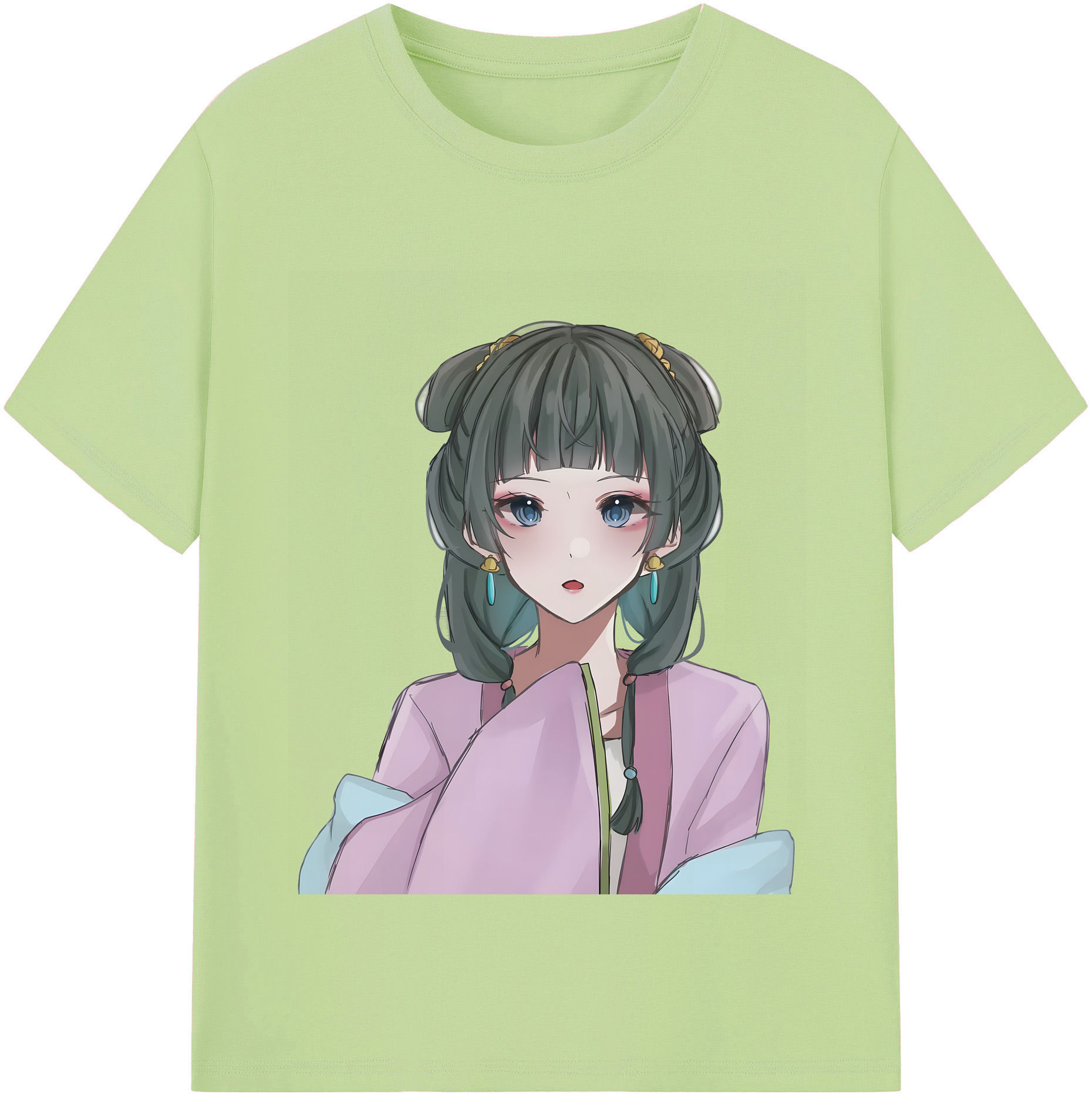 （画像用） 薬屋のひとりごと The Apothecary Diaries 綿100％半袖Tシャツ（フロントプリント）
